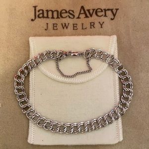 James Avery Double Curb Charm Bracelet